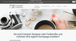 Desktop Screenshot of fotografen-homepage.com